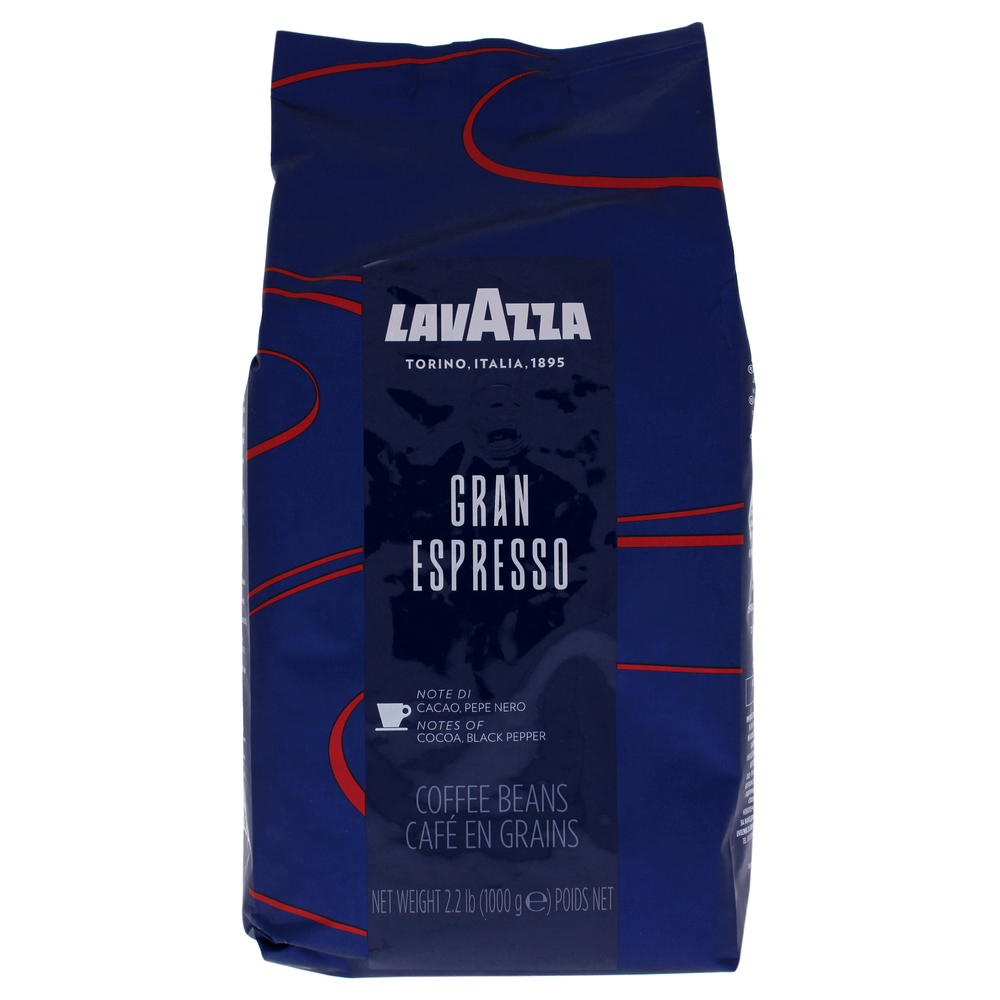 Gran Espresso Roast Whole Bean Coffee by Lavazza for Unisex - 35.2 oz Coffee